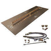 Linear Brass Burner/Rectangular Plate - CFBL270